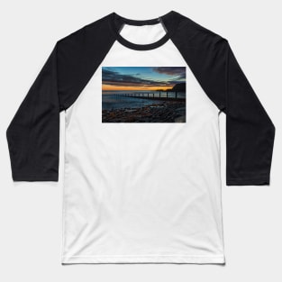 Dawn At Seaham Beach Baseball T-Shirt